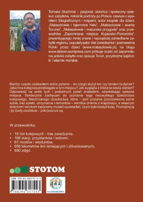 Zapomniane linie kolejowe kujawsko-pomorskiego - okładka - tył